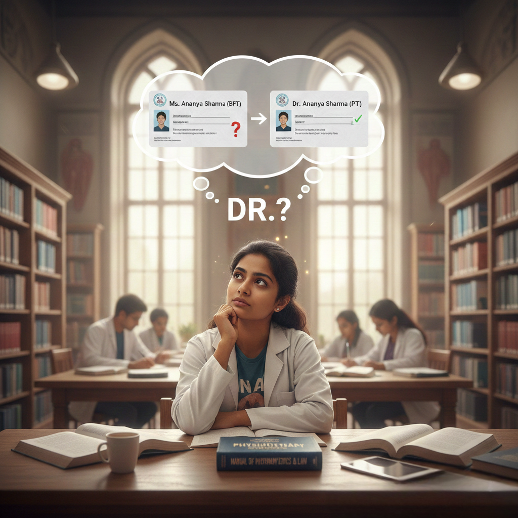 can BPT use Dr in india